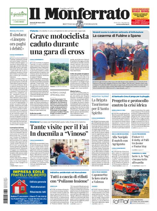 Il Monferrato - Edizione 24 del 28/03/2023